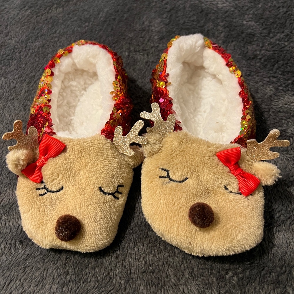 Reindeer Slippers